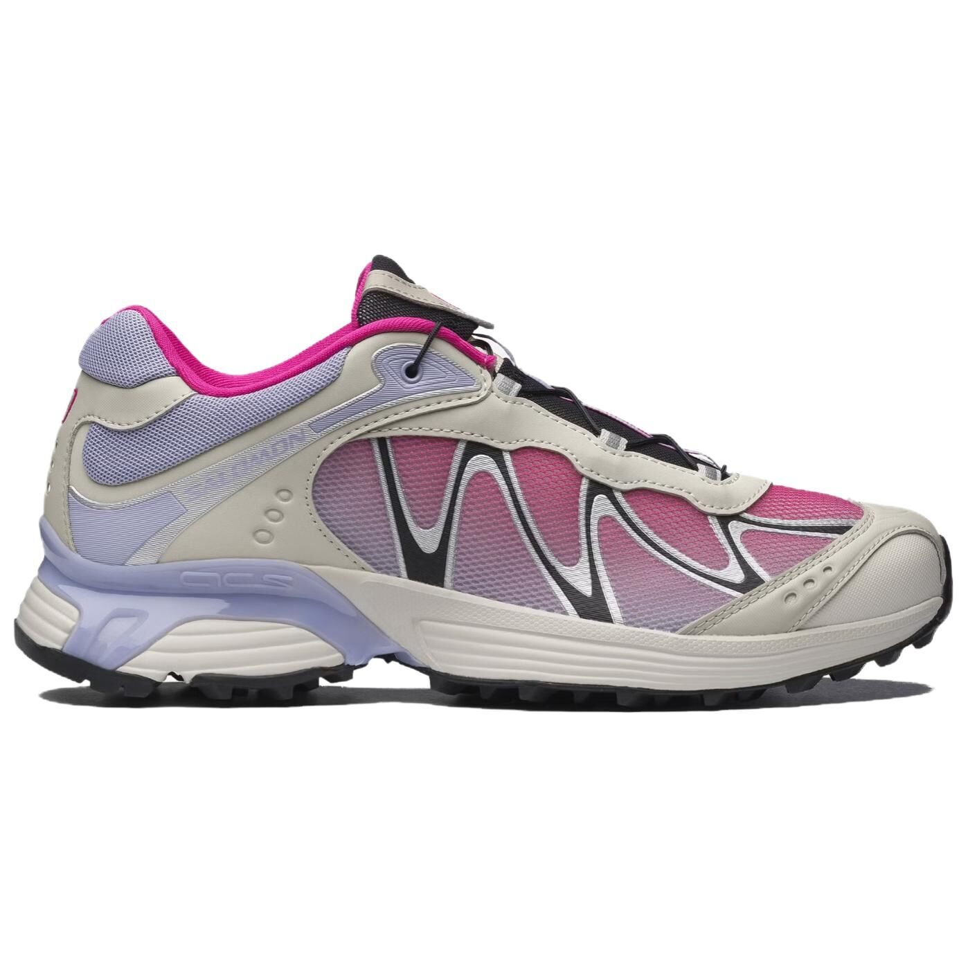 【代購】SALOMON XT-WHISPER Cushioning Breathable Support Low-top Casual Running Shoes Unisex White Black Pink L49230500