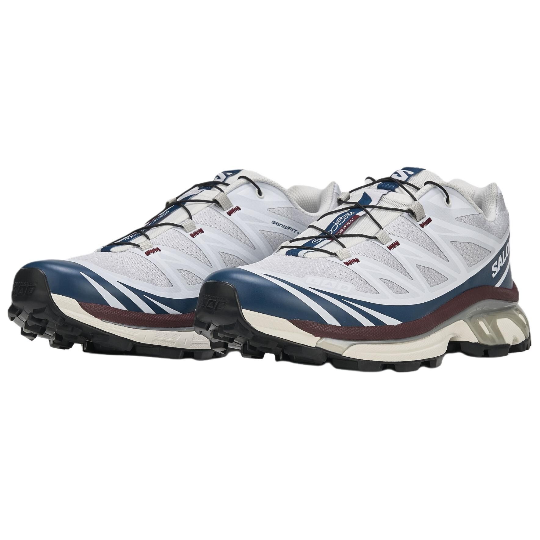 【代購】SALOMON XT 6 Fabric Running Shoes Unisex Gray L45456400