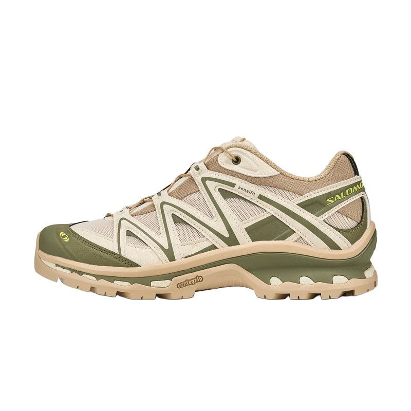 【代購】SALOMON XT Quest Breathable Support Low top Casual Running Shoes Unisex Beige Green L49261700