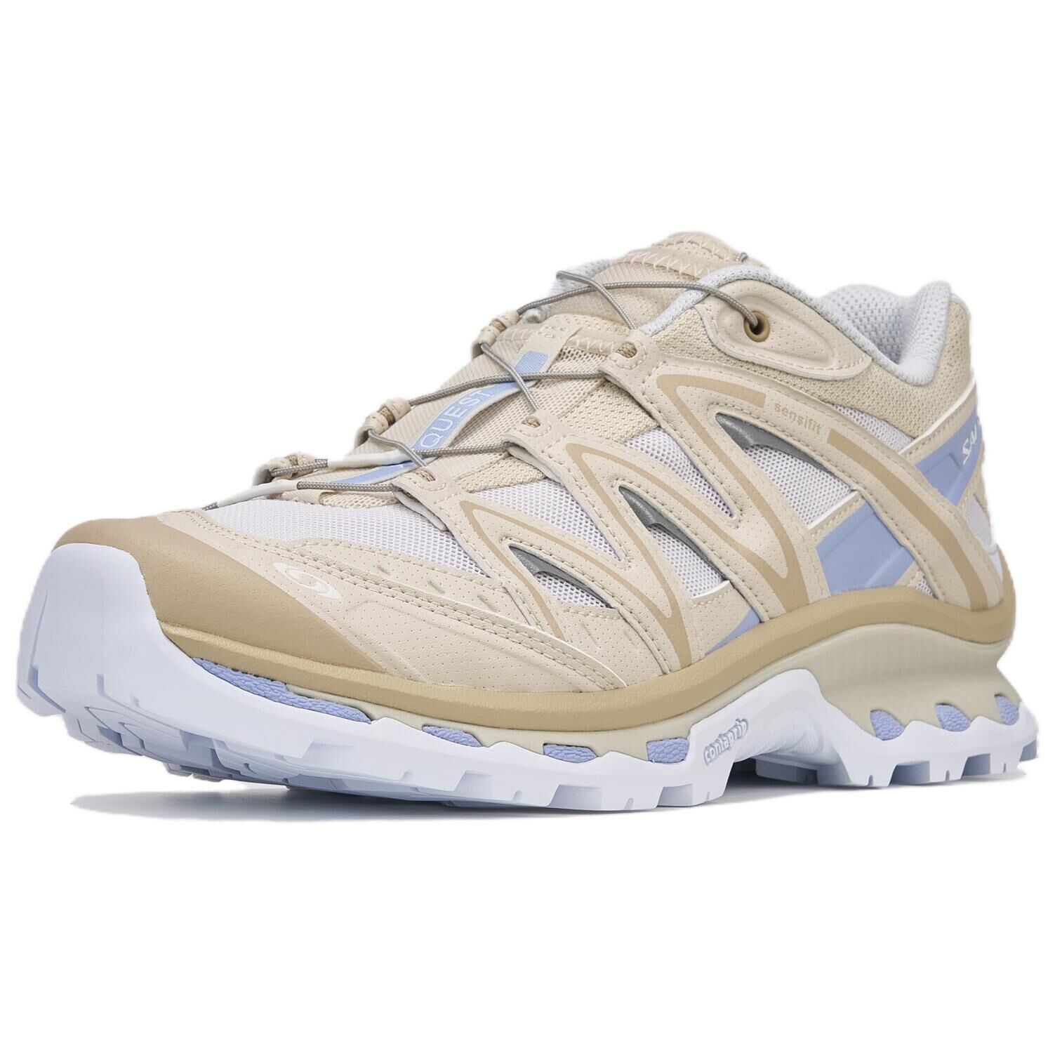 【代購】SALOMON XT Quest Cushioning Slip Resistant Abrasion Resistant Breathable Hiking Shoes Unisex Vintage Khaki Brown L49261800