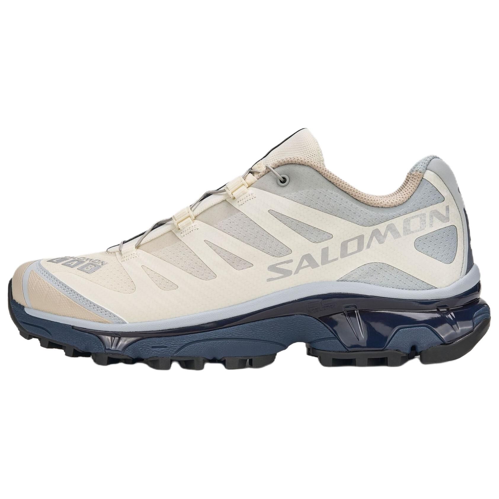 【代購】SALOMON XT-4 Running Shoes Unisex Low-top Pearl Gray Blue/Embossed Blue Gray/Vanilla L45473600