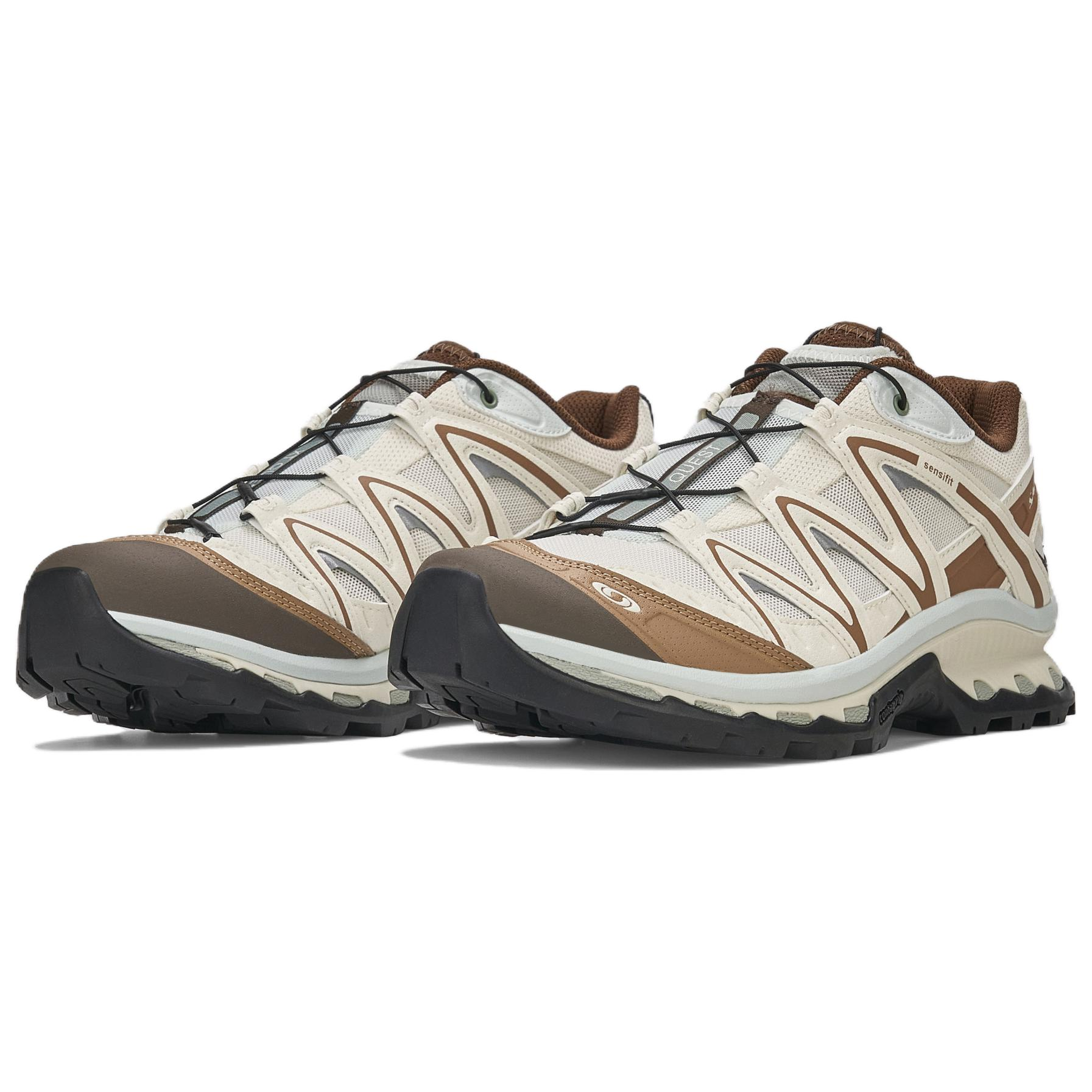 【代購】SALOMON XT-Quest Running Shoes Unisex Low-top Beige Brown L45484600
