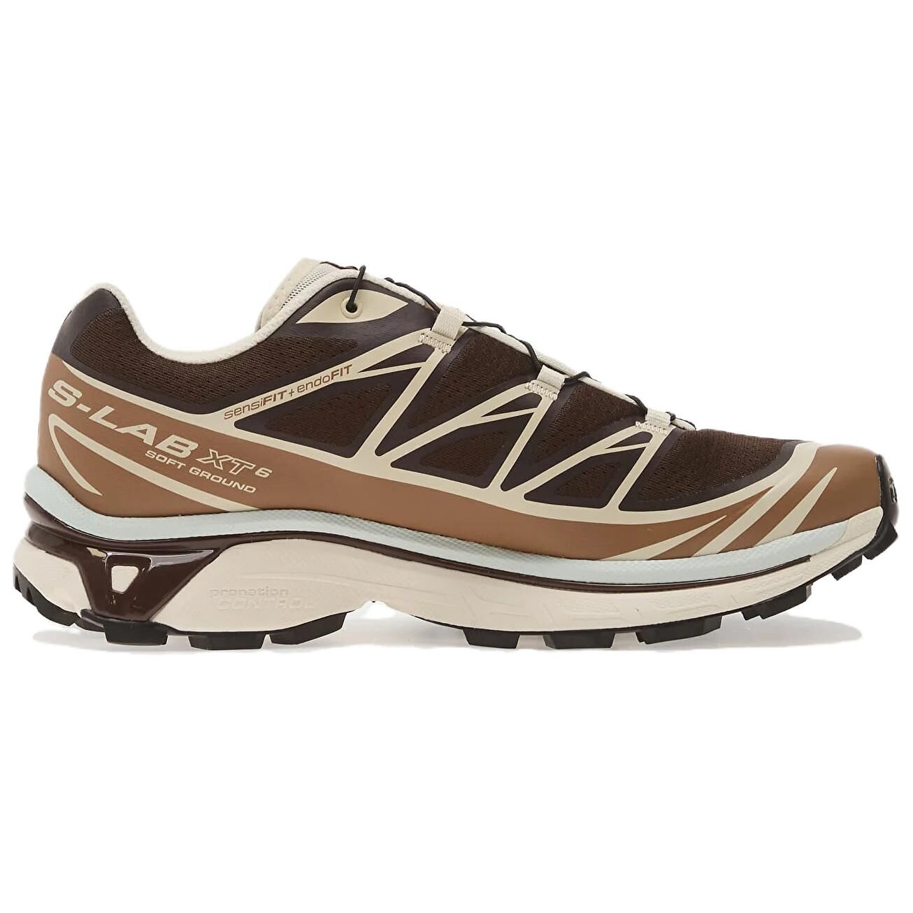 【代購】SALOMON XT-6 Running Shoes Unisex Low-top Chocolates Brown L49306600