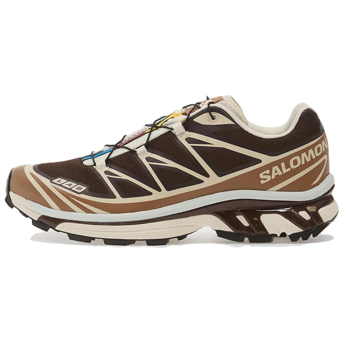 【代購】SALOMON XT-6 Running Shoes Unisex Low-top Chocolates Brown L49306600
