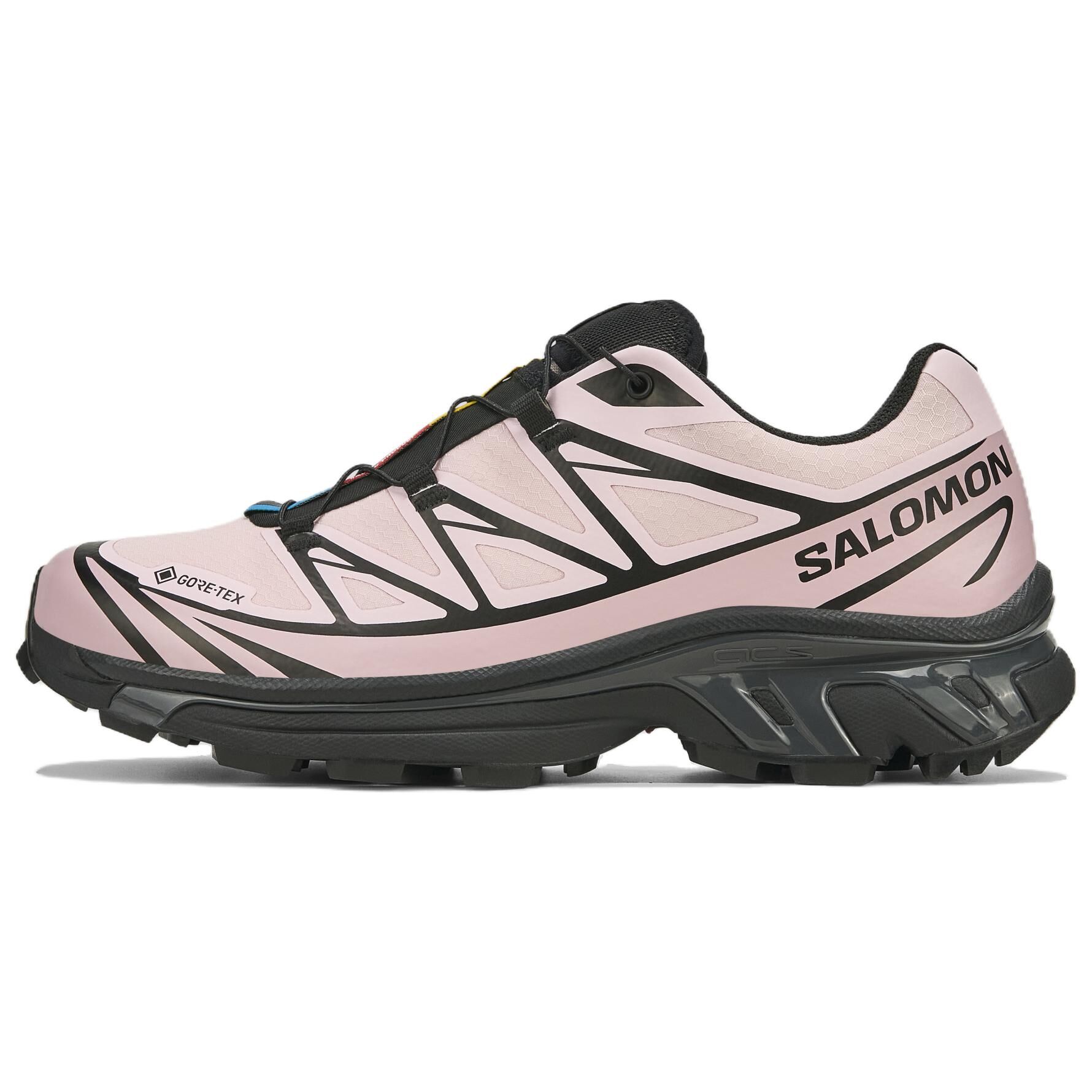 【代購】SALOMON XT-6 Running Shoes Unisex Low-top Black/Ice Pink/Dawn Pink L49215600