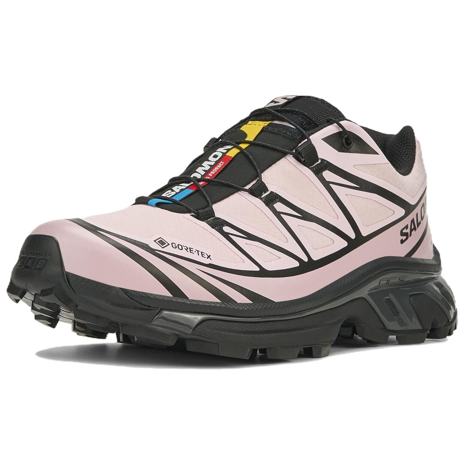 【代購】SALOMON XT-6 Running Shoes Unisex Low-top Black/Ice Pink/Dawn Pink L49215600