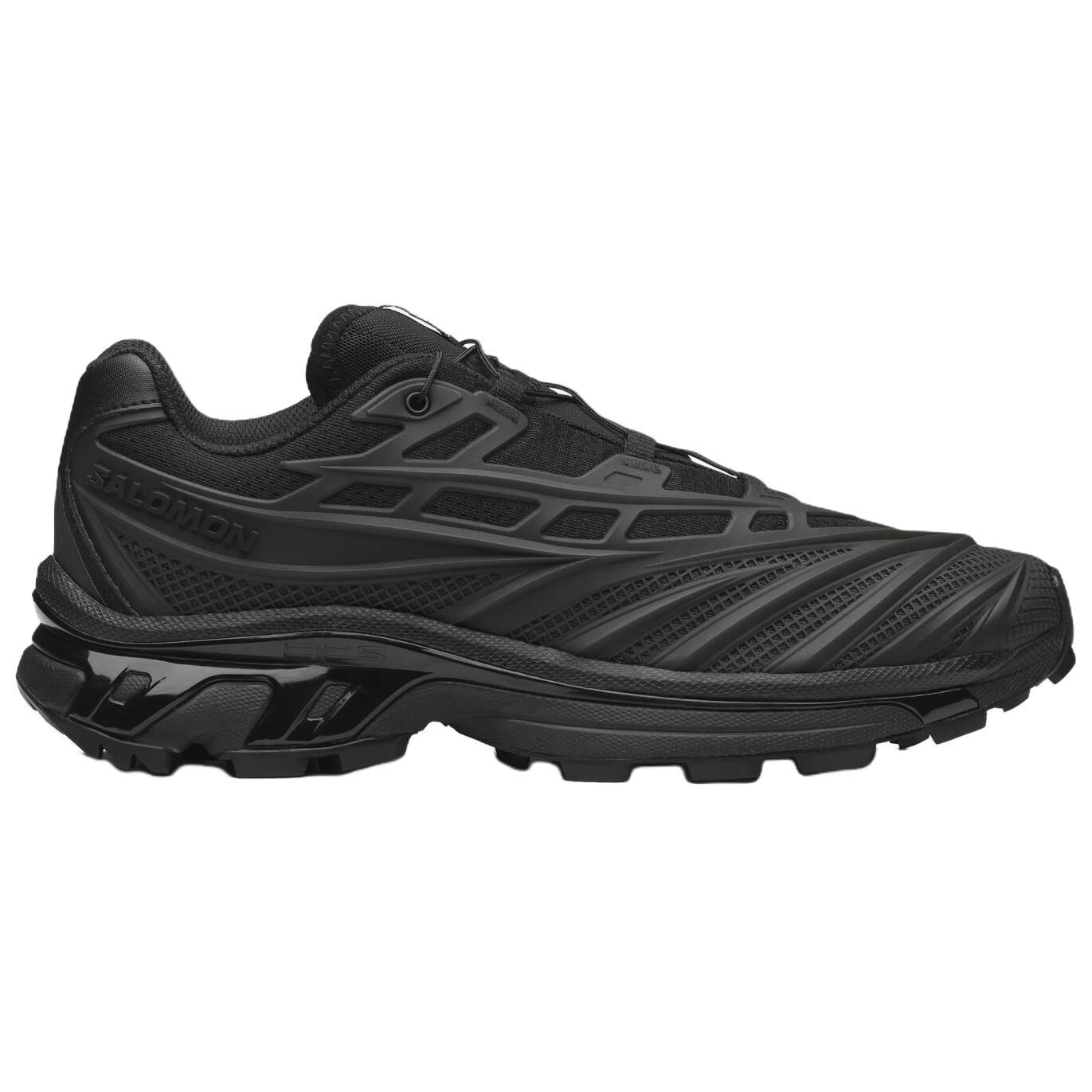 【代購】SALOMON XT-EVO Running Shoes Unisex Low-top Black/Black/Asphalt Gray L45404200