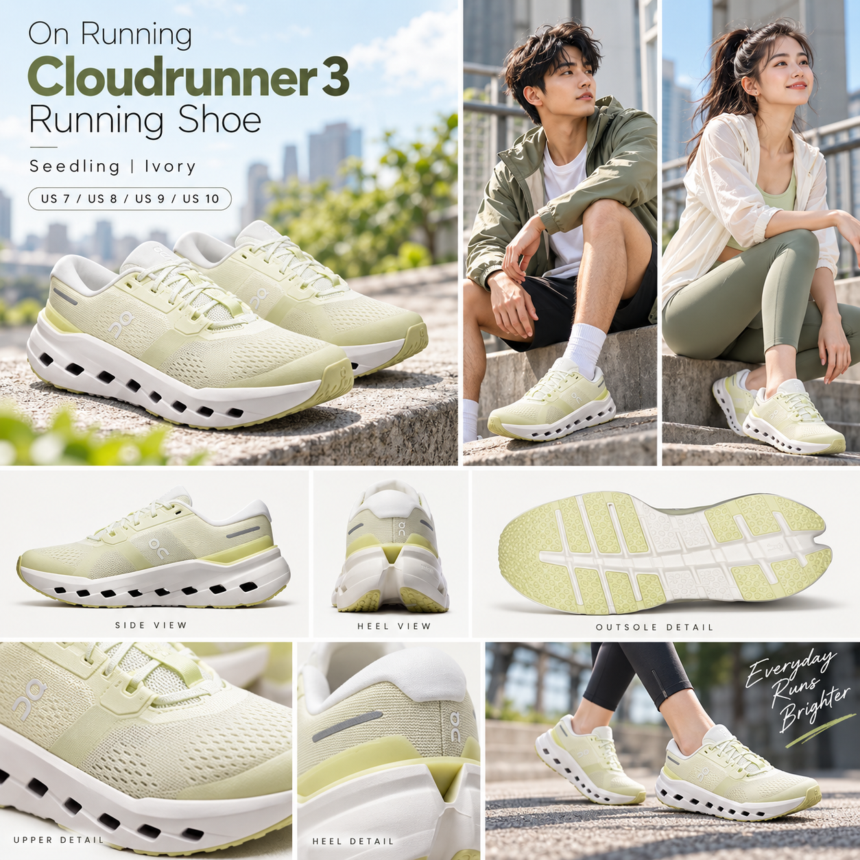 【預購】ON RUNNING N100306 Cloudrunner 3 運動鞋