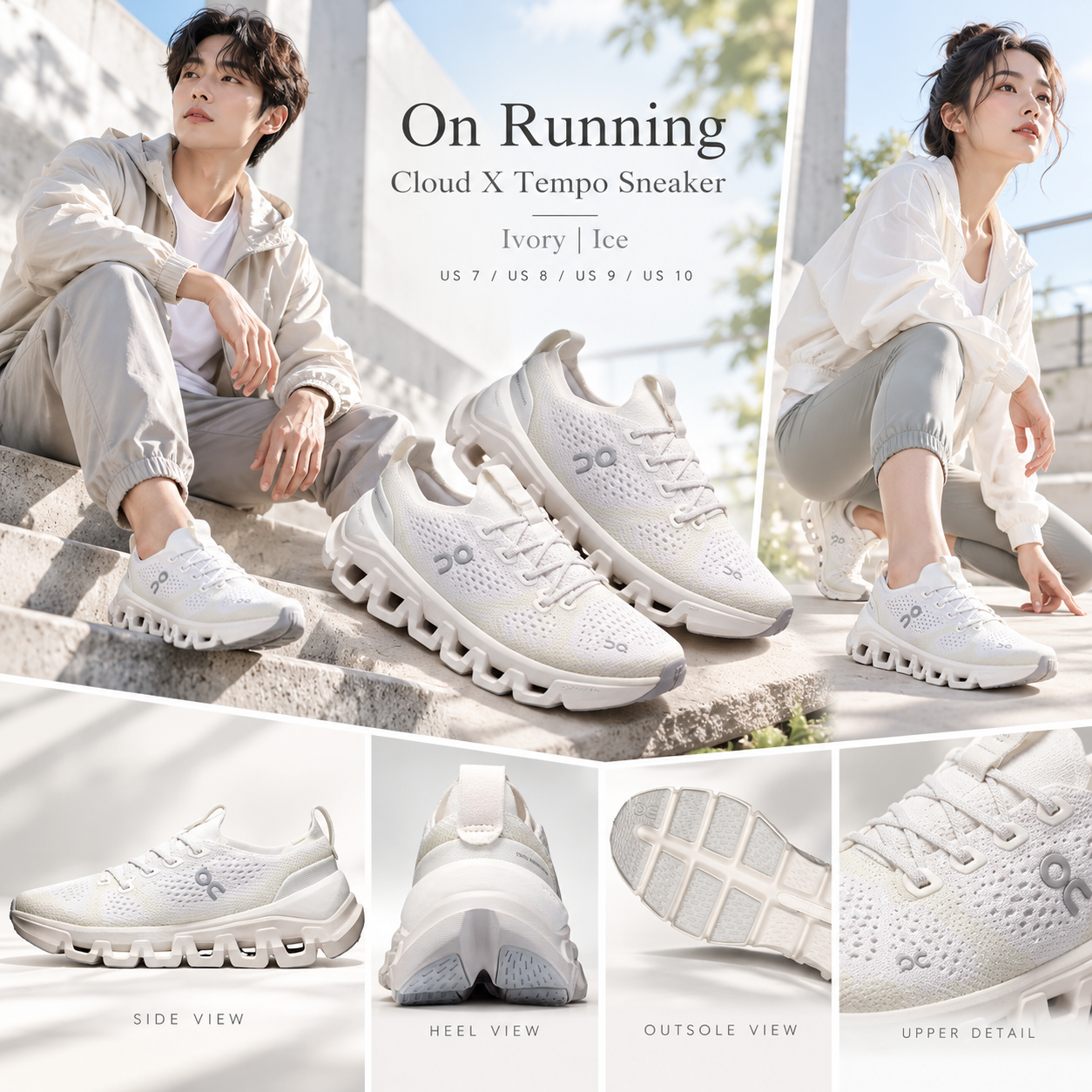 【預購】ON RUNNING N100307 Cloud X Tempo 運動鞋