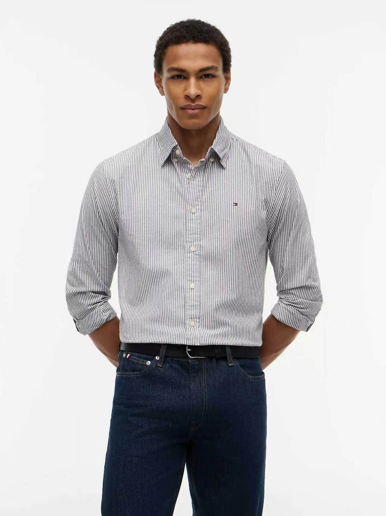 【預購】TOMMY HILFIGER N100311 男裝條紋襯衫