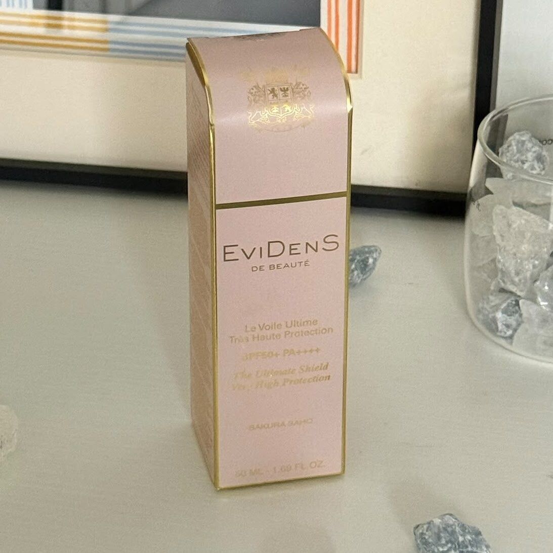 Evidens - The Ultimate Shield Very High Protection 粉櫻花氧氣防曬 50mL   SPF50+ PA++++
