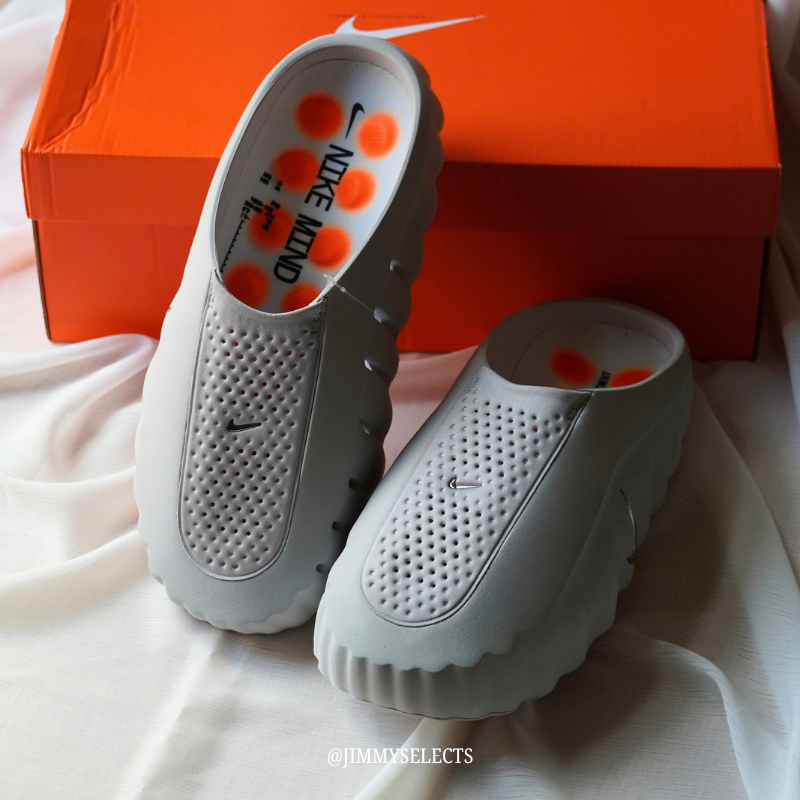 【代購】Nike Mind 001 Closed Toe Slippers Men's Light Smoke Gray HQ4307-003