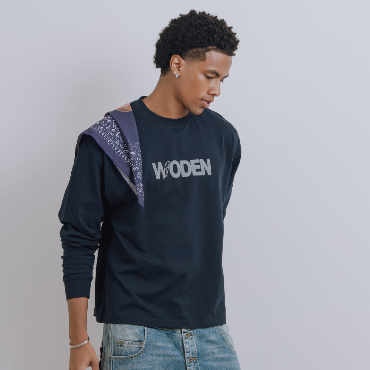 WODEN® Puff printing Logo LS Tee 立體印花長袖Tee