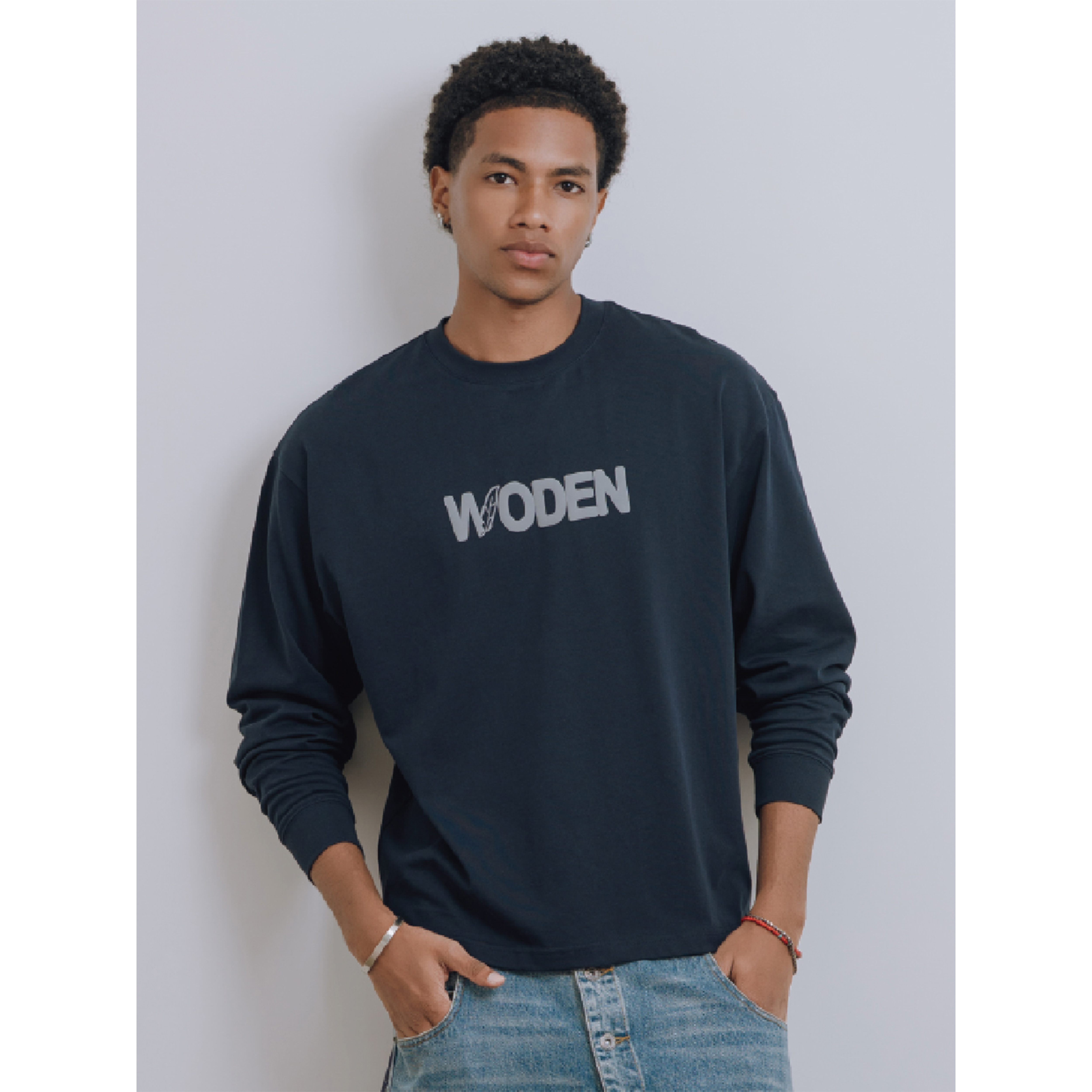 WODEN® Puff printing Logo LS Tee 立體印花長袖Tee