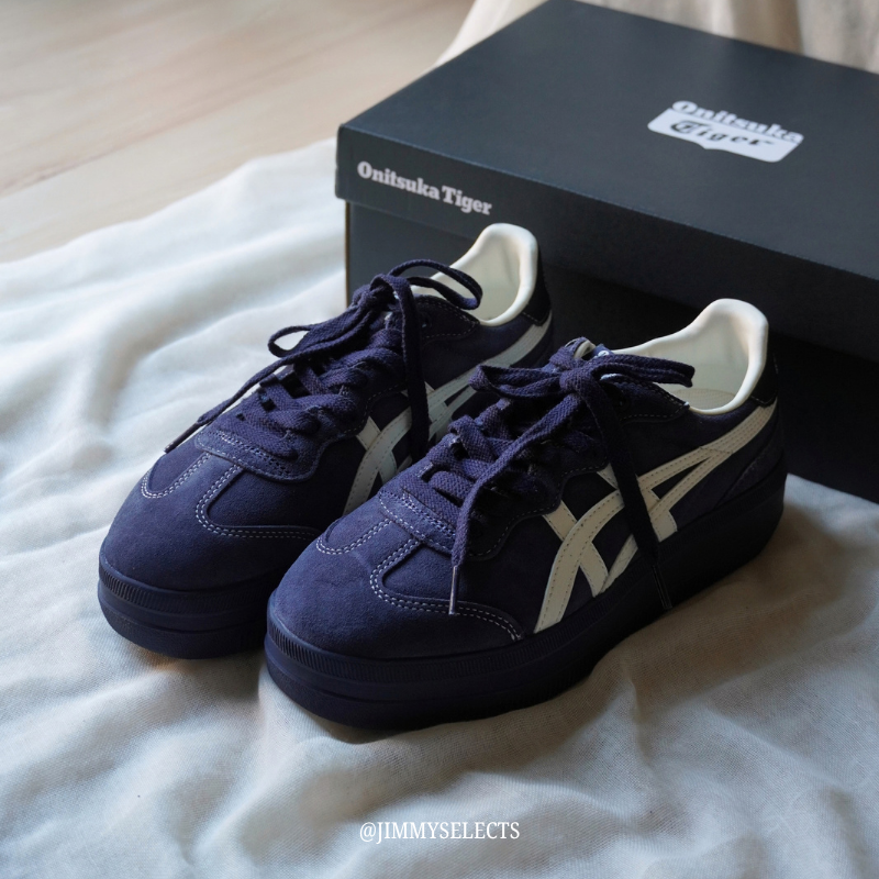 【代購】Onitsuka Tiger TOKUTEN CHUNK 經典厚底休閒鞋 深藍色 1183C561-400