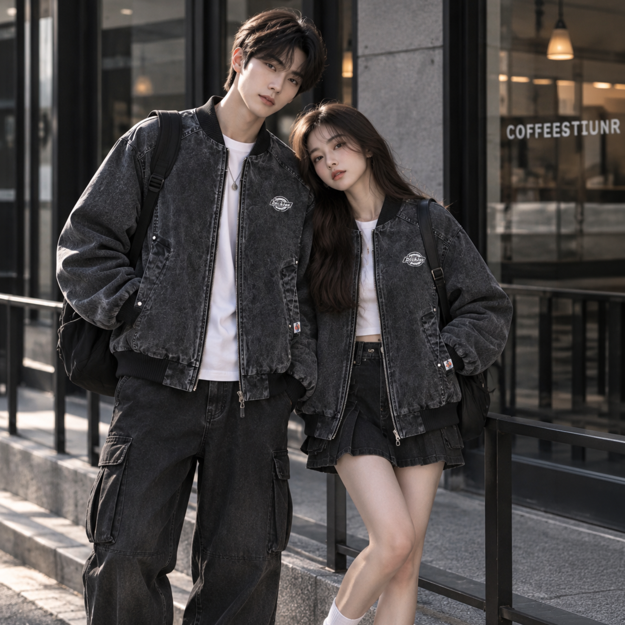 NICEDAY 服飾 代購 Dickies Logo 美式 復古 牛仔 丹寧 外套 灰 藍 摩卡 秋冬 薄外套 DKU263MWJJJ6-DKY3