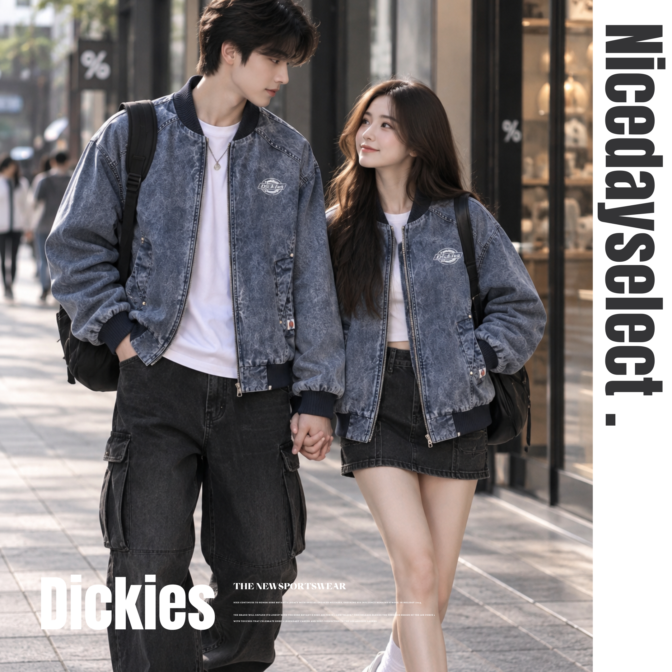 NICEDAY 服飾 代購 Dickies Logo 美式 復古 牛仔 丹寧 外套 灰 藍 摩卡 秋冬 薄外套 DKU263MWJJJ6-DKY3
