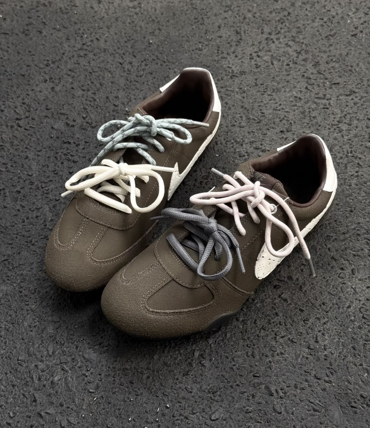 Nike Wmns Sprint Sister復古薄底鞋 棕白色
