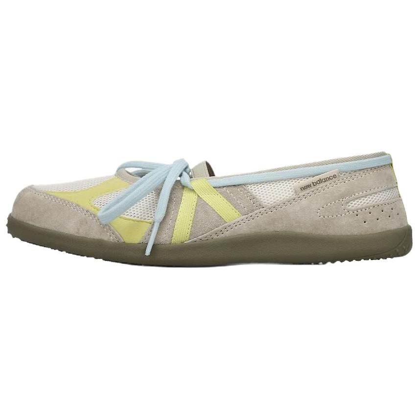 【代購】SUNLOVE X New Balance Flat Breeze Mary Jane Shoes Women's Low-top Gray Yellow SD2601LV