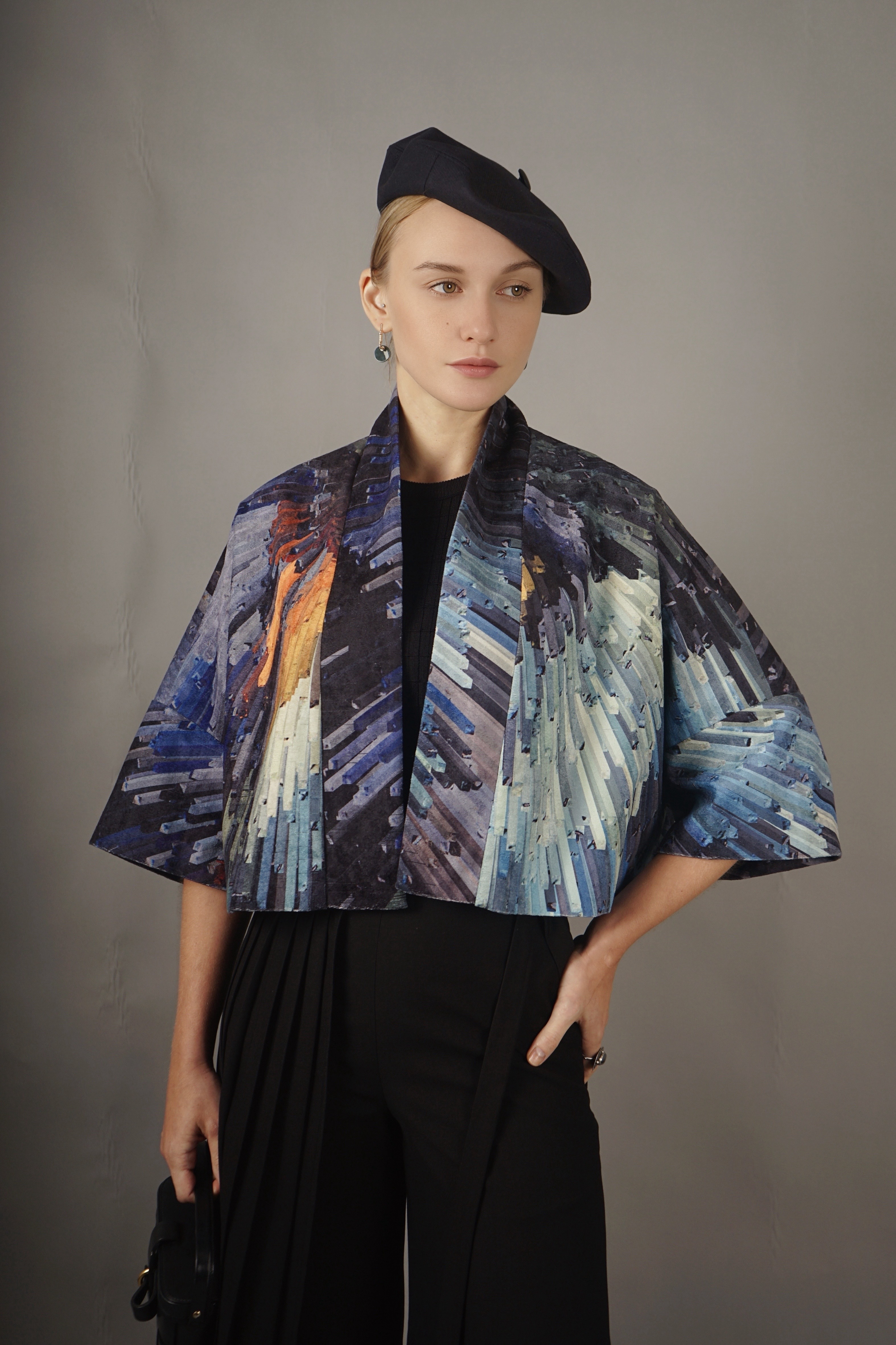 COLE COOL Gem printed kimono