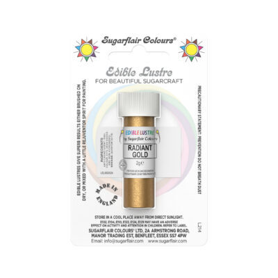 Sugarflair Lustre Dust Radiant Gold 2 g