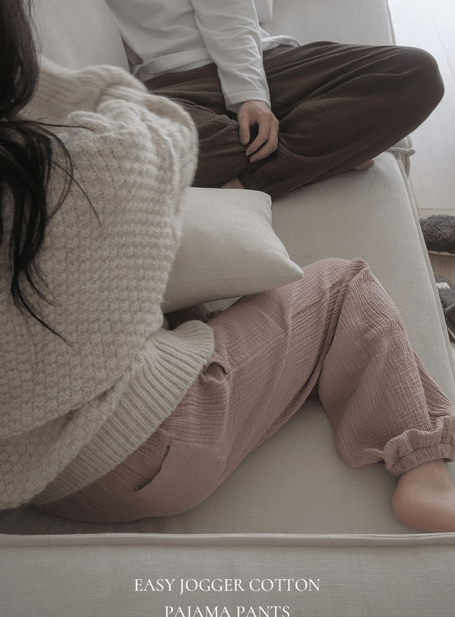 Juuneedu｜[長褲] Easy Jogger Pajama Pants [4 colors]
