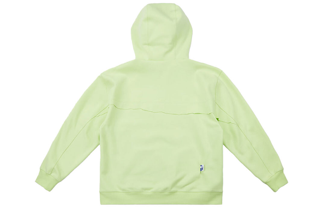 【代購】ADER ERROR Sweatshirts Unisex Yellow Green Hooded Moderate Regular BLASSHD01YG