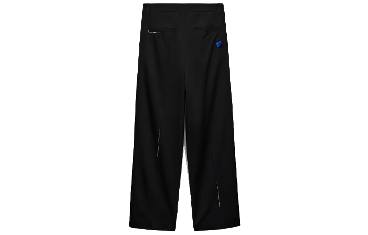 【代購】ADER ERROR X ZARA Ader Error X Zara Casual Pants Unisex Black Moderate Straight Fit Pants 2077-824