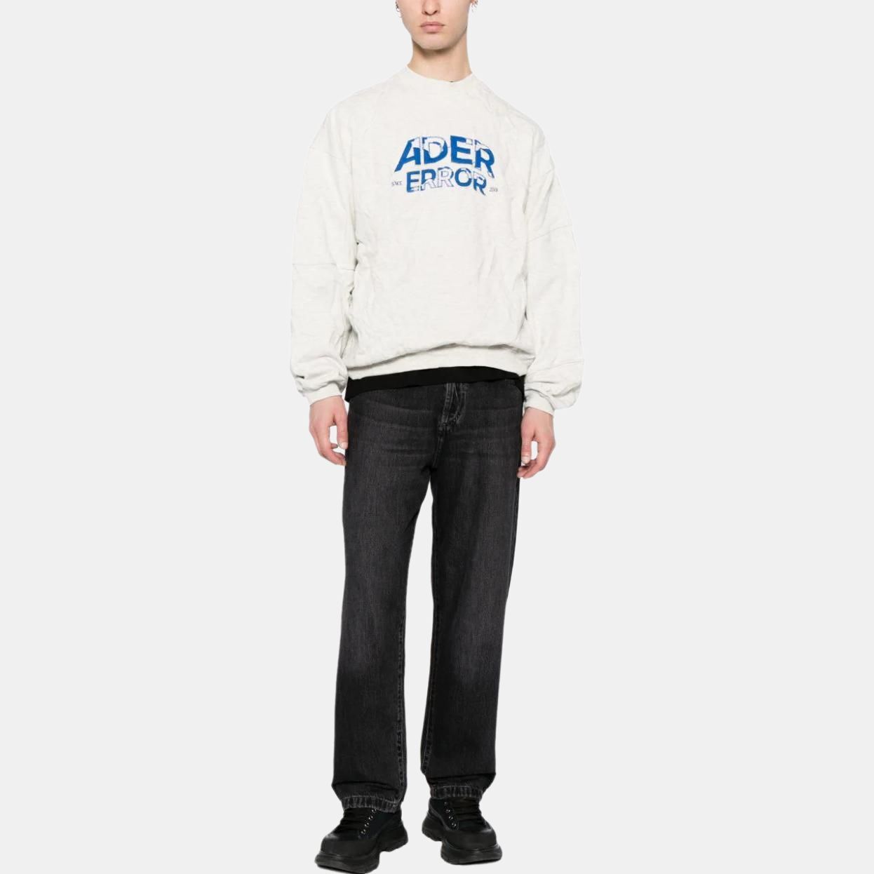 【代購】Ader Error logo-embroidered crinkled sweatshirt BMADFWSW0106OT
