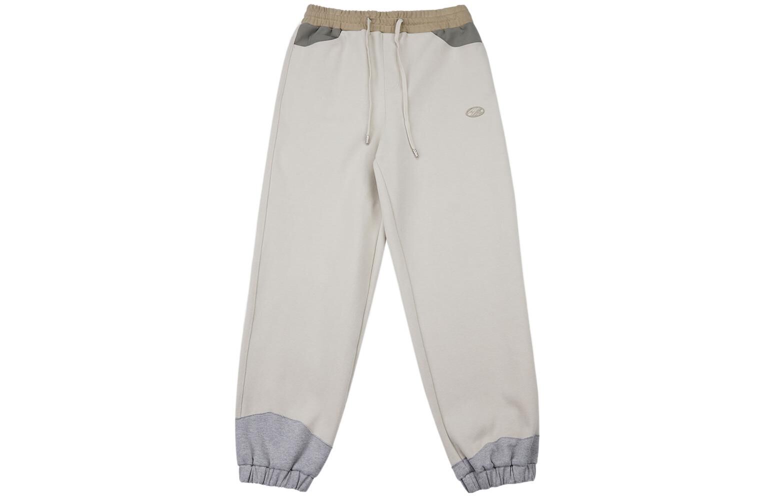 【代購】ADER ERROR Knitted Sweatpants Unisex Ecru Moderate Cuffed Pants BLASSSP03BG
