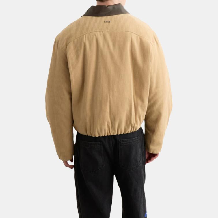 【代購】Ader Error contrast-collar long-sleeve jacket BO01FWJK0113BG