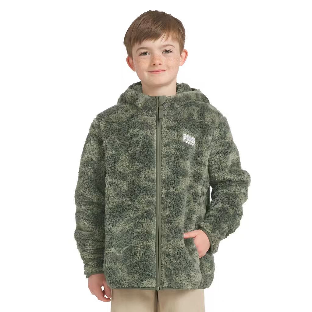 【預購】Eddie Bauer N100331 童裝絨毛連帽外套