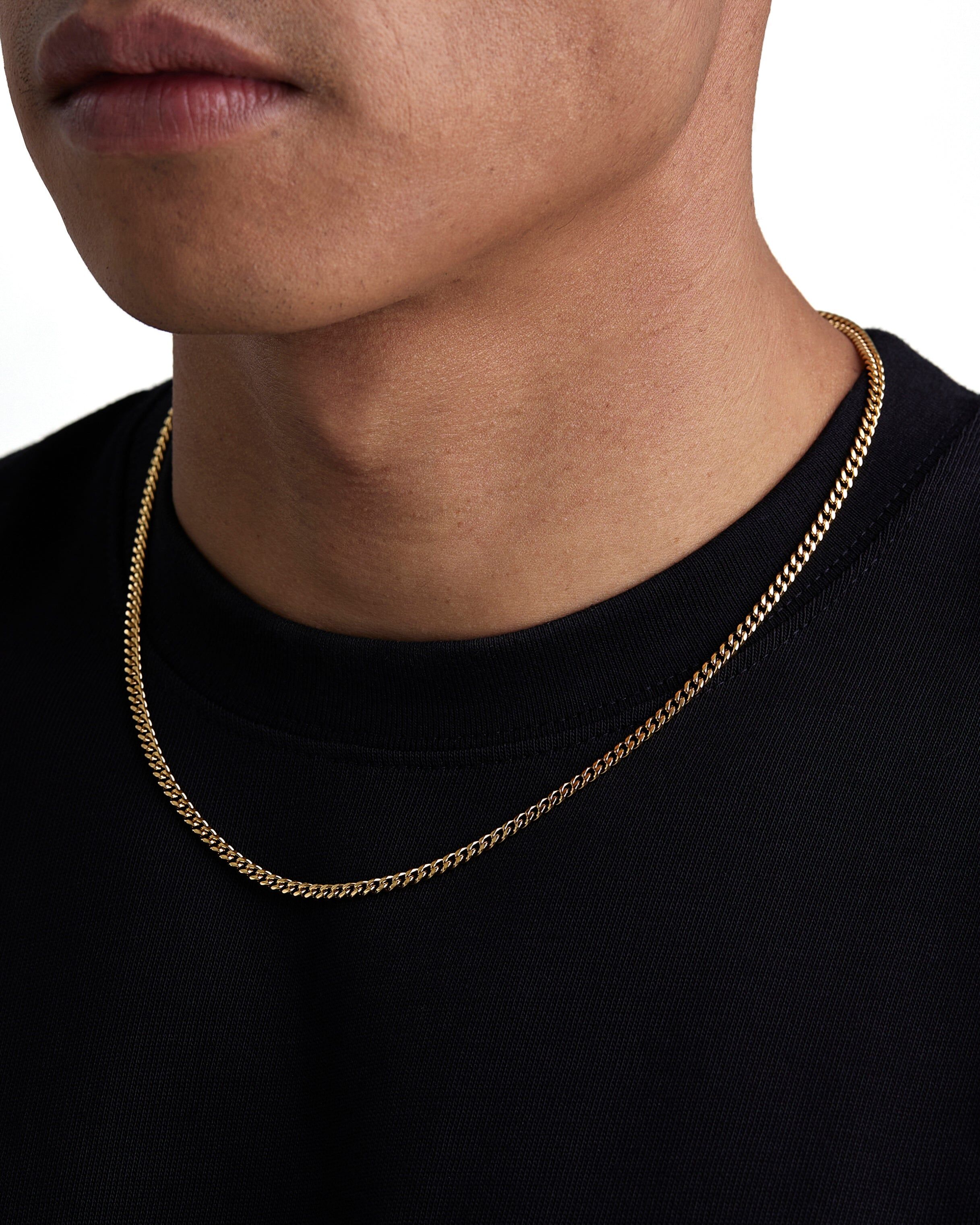 Iceman Society｜PLAIN - 3mm 古巴項鍊 (18K Gold)