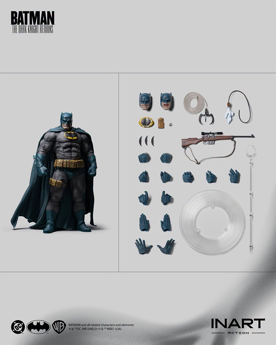 (Pre-Order) INART Action - Batman: The Dark Knight Returns -  Batman (Blue Suit) Action Figure (MAG C0006)