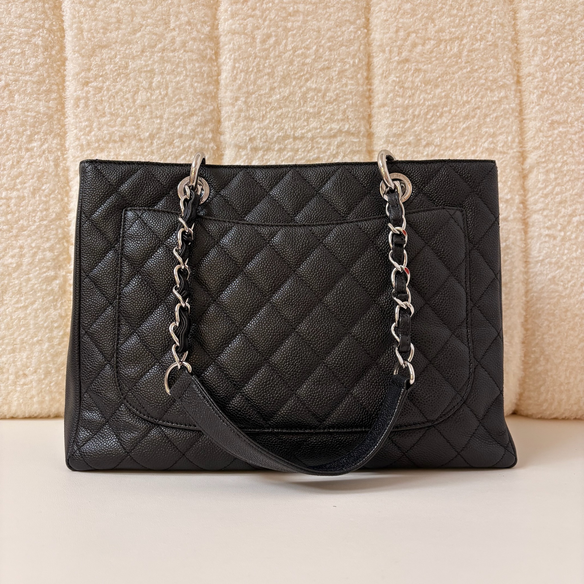 Chanel Grand Shopping Tote - Black / SHW