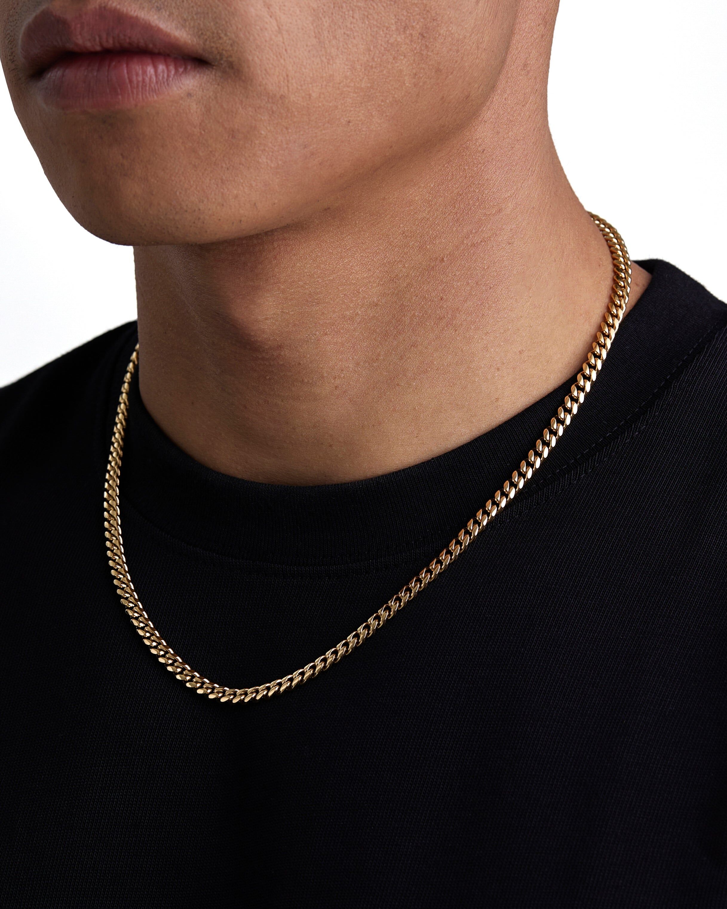 Iceman Society｜PLAIN - 5mm 古巴項鍊 (18K Gold)