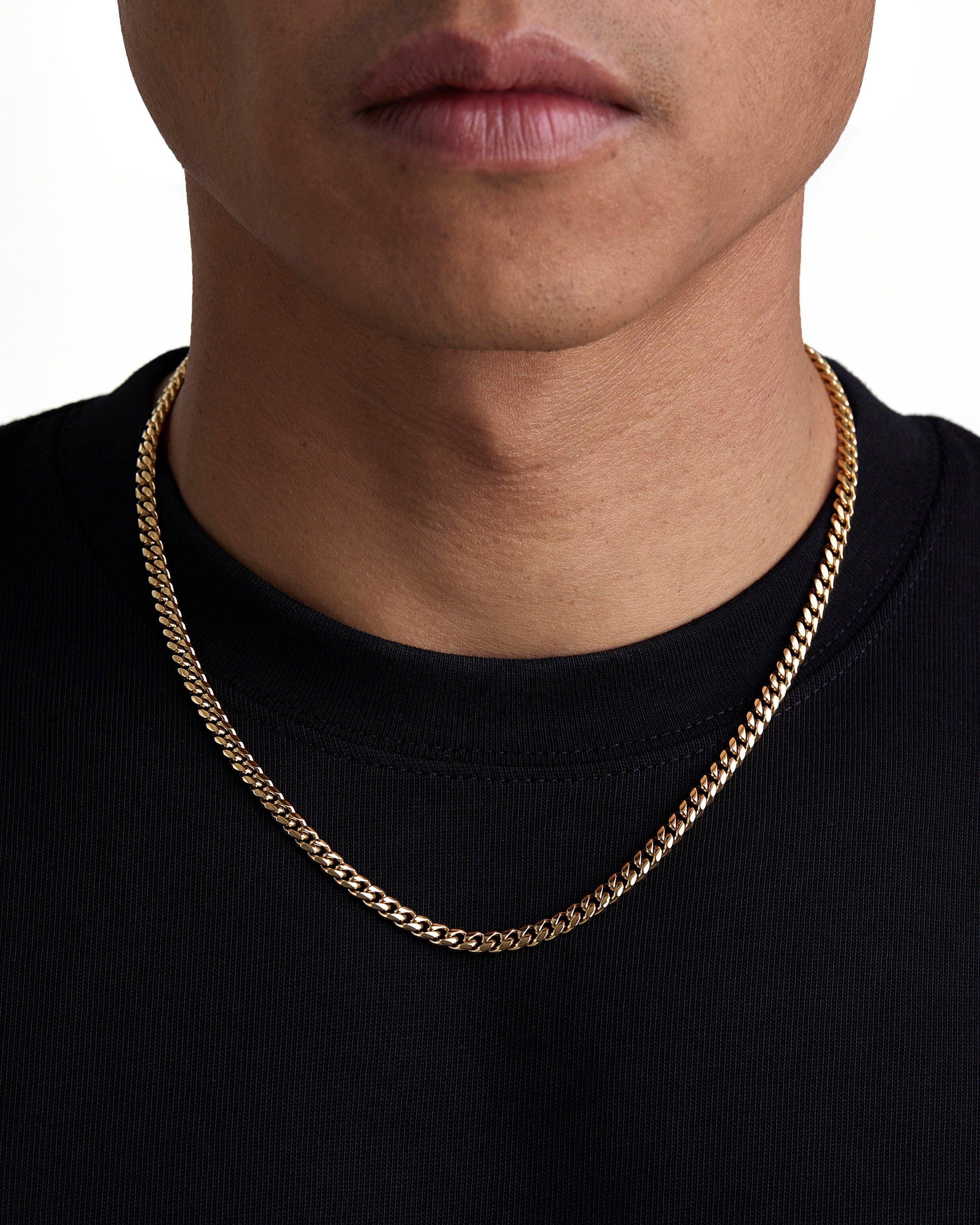 Iceman Society｜PLAIN - 5mm 古巴項鍊 (18K Gold)