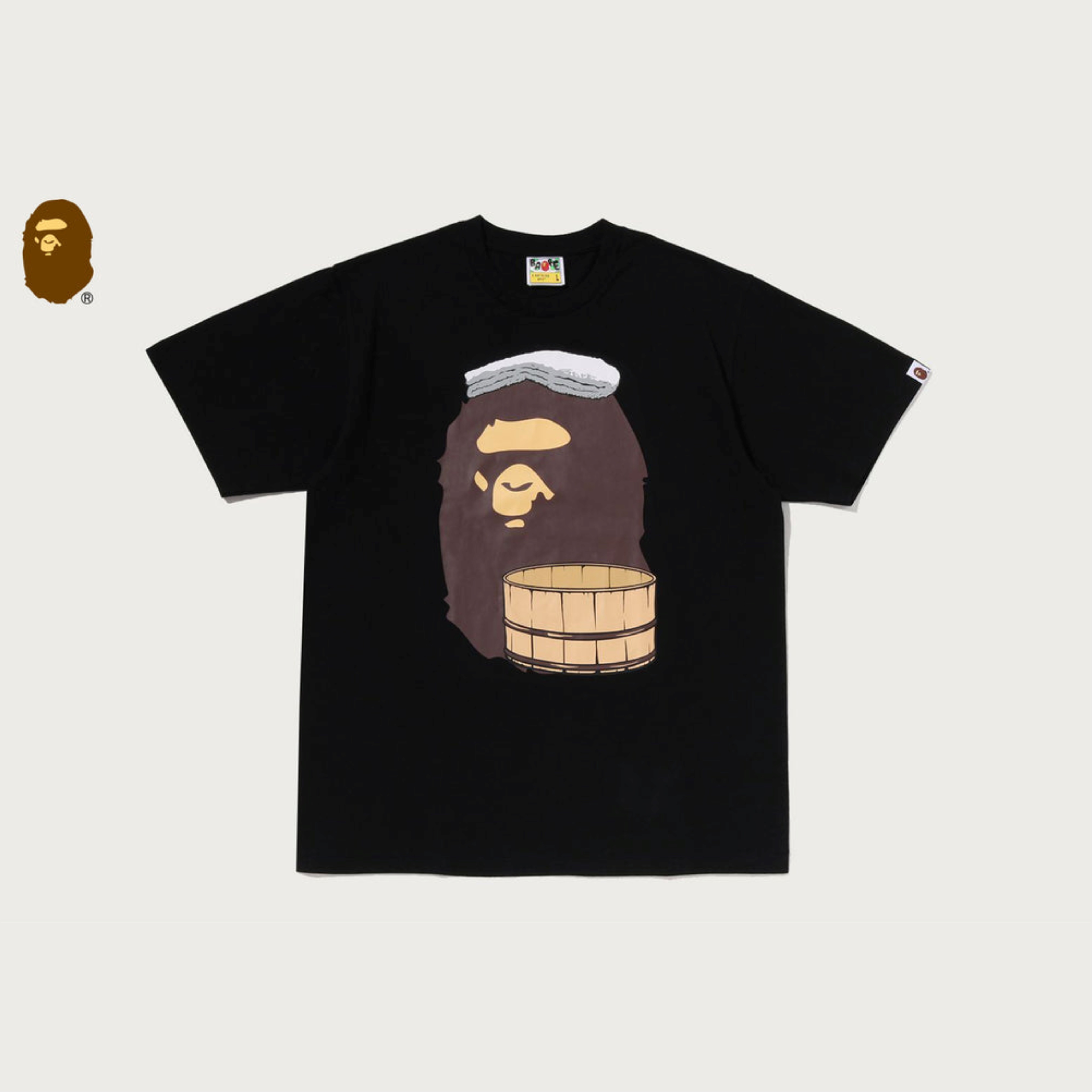 2026AW BAPE A BATHING APE BAPE SENTO APE HEAD TEE 泡澡 澡堂 猿人 大頭 短T 現貨 1M72110016
