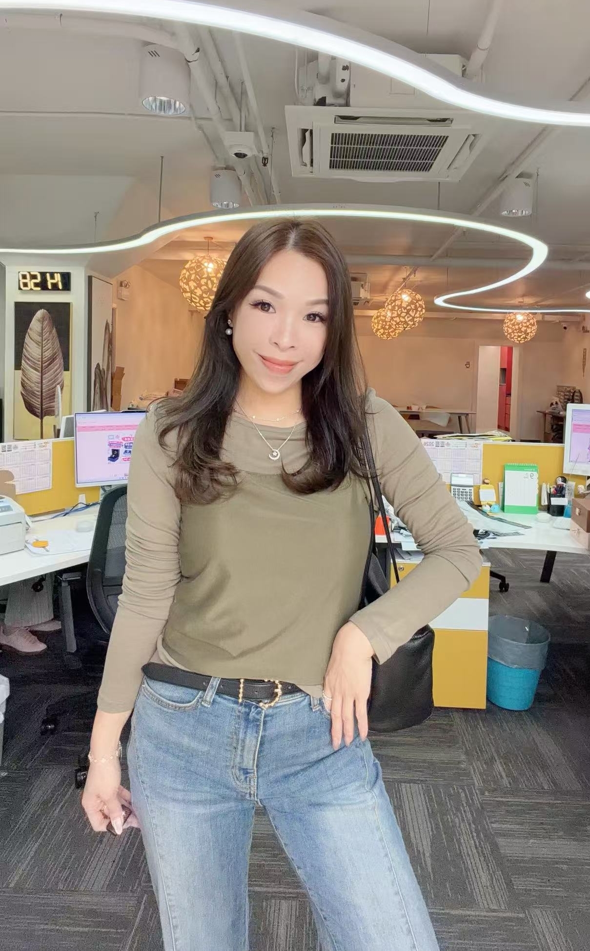 韓國超彈棉料拼網紗假兩件top-3色 #G9145