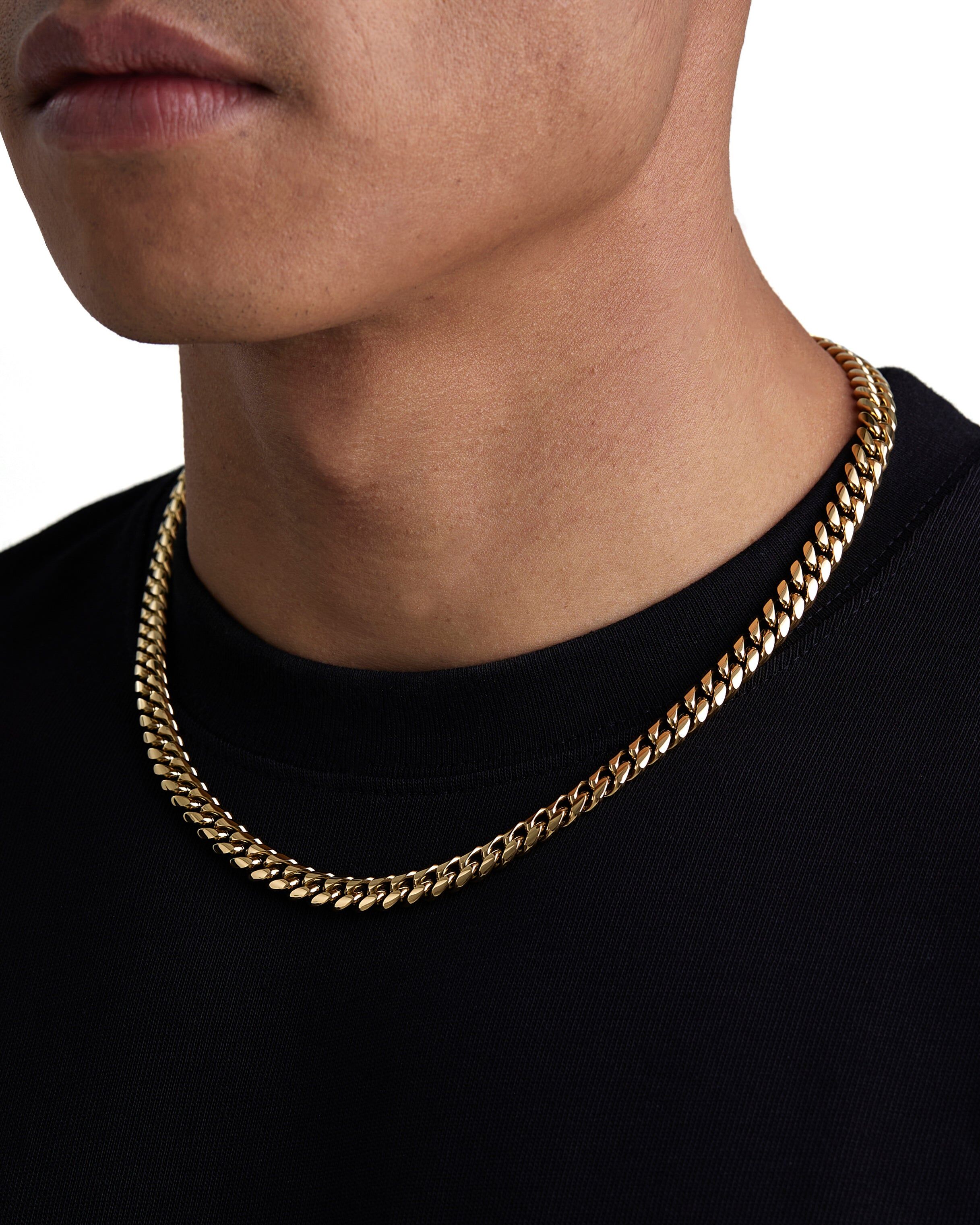 Iceman Society｜PLAIN - 8mm 古巴項鍊 (18K Gold)
