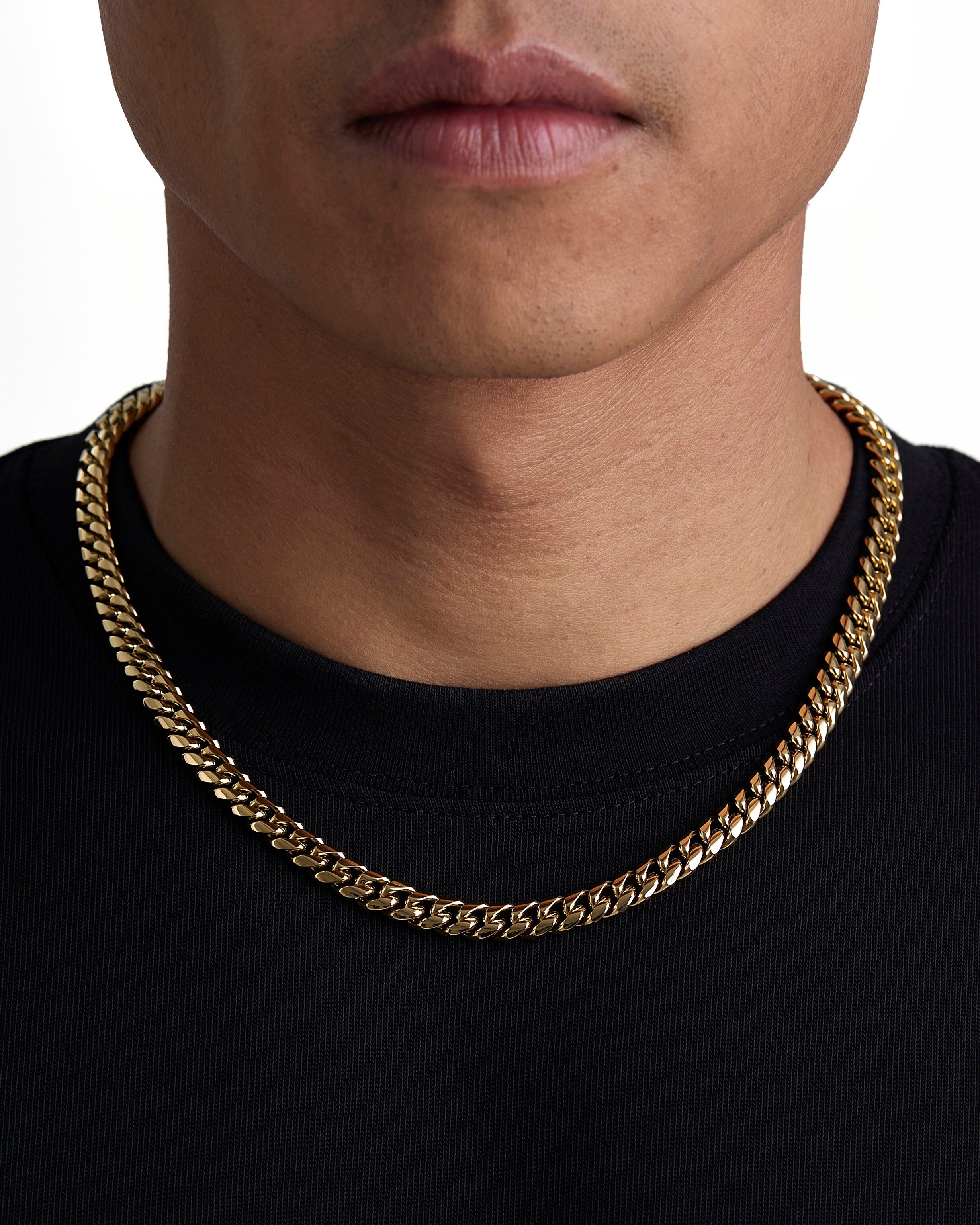 Iceman Society｜PLAIN - 8mm 古巴項鍊 (18K Gold)
