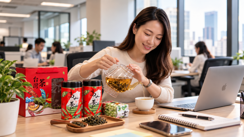 南投四季春茶禮盒，送禮自用兩相宜