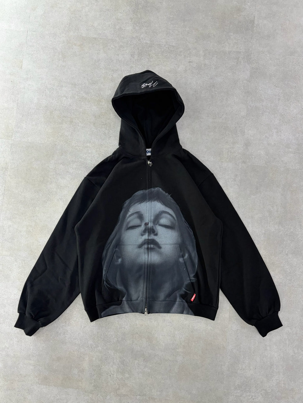 2026AW 9090 × Kenshiro Zip Up Hoodie 藝術家 聯名 人臉 連帽 外套 現貨 NN2428