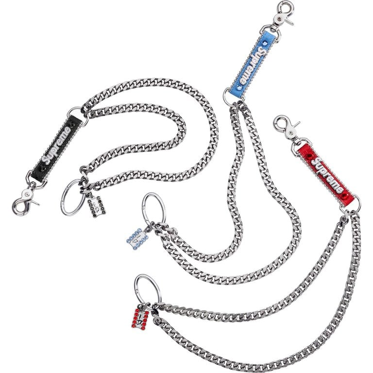 2026AW Supreme X b.b. Simon Chain 寶石 BOX LOGO 鍊子 褲鍊 現貨 FW26A58