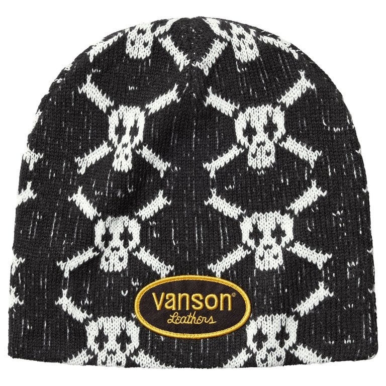 2026AW Supreme Vanson Leathers Skull Beanie 聯名 毛帽 骷髏頭 現貨 FW26BN15