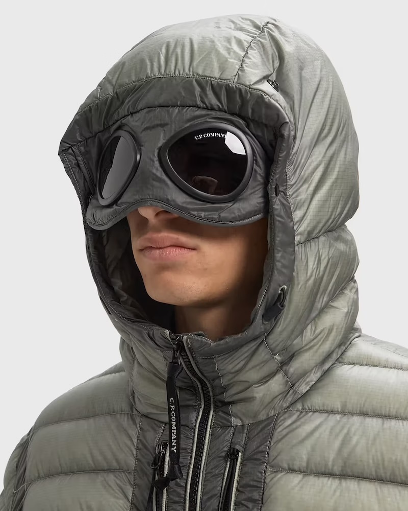 C.P. Company - D.D. Shell Goggle Chest Pocket Jacket - 21CMOW021A110416A936 FLINT GREY