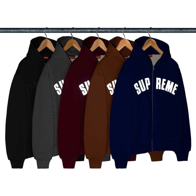 2026AW SUPREME Arc Thermal Lined Zip Up Hooded Sweatshirt 反光 LOGO 連帽 外套 現貨 FW26SW25