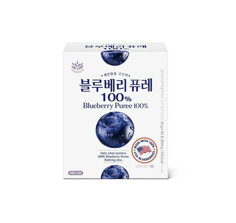 【直播】LX100320 Balance Grow 100% 藍莓果泥(40條裝)