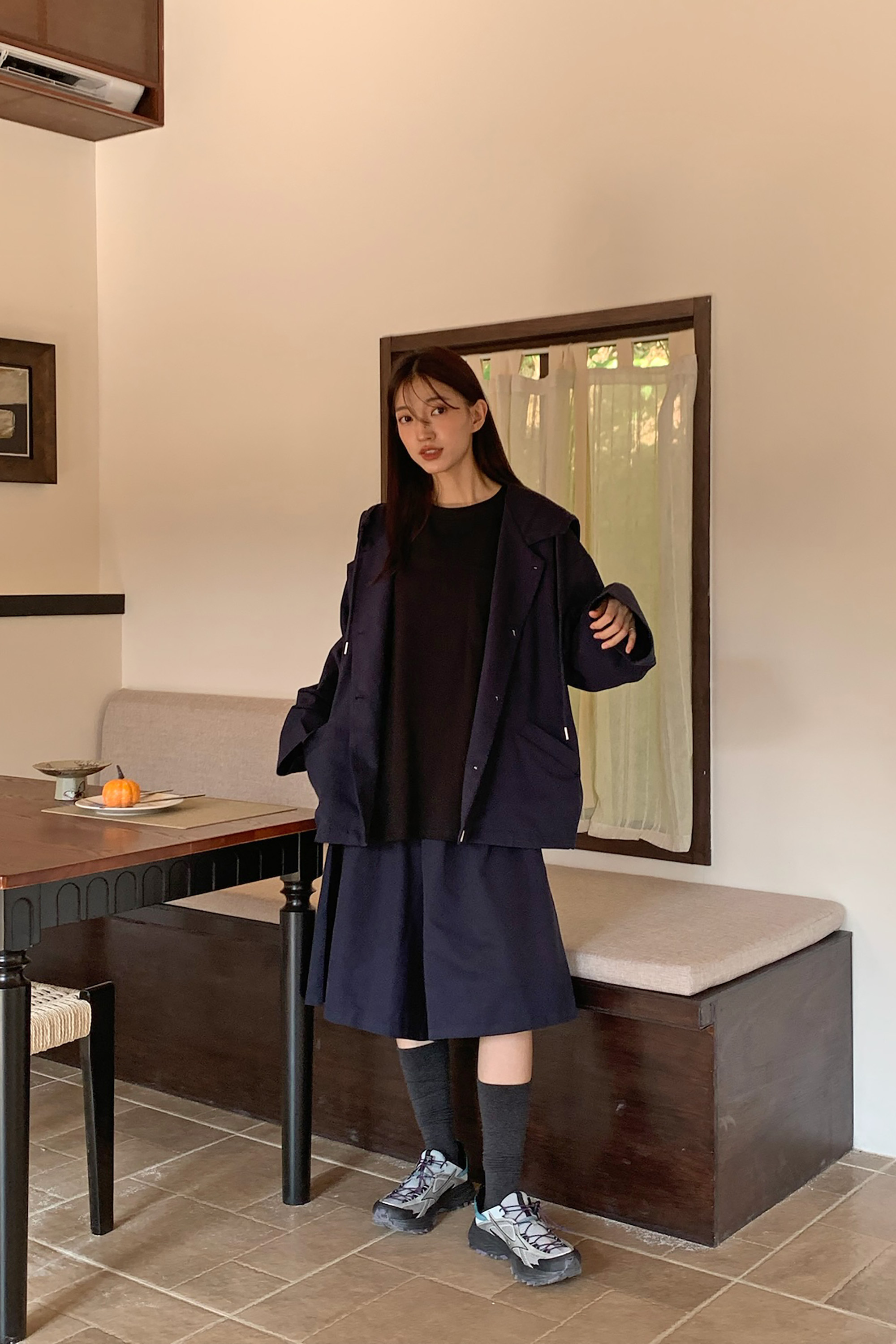 Oct｜日系素面套裝傘褲 3色