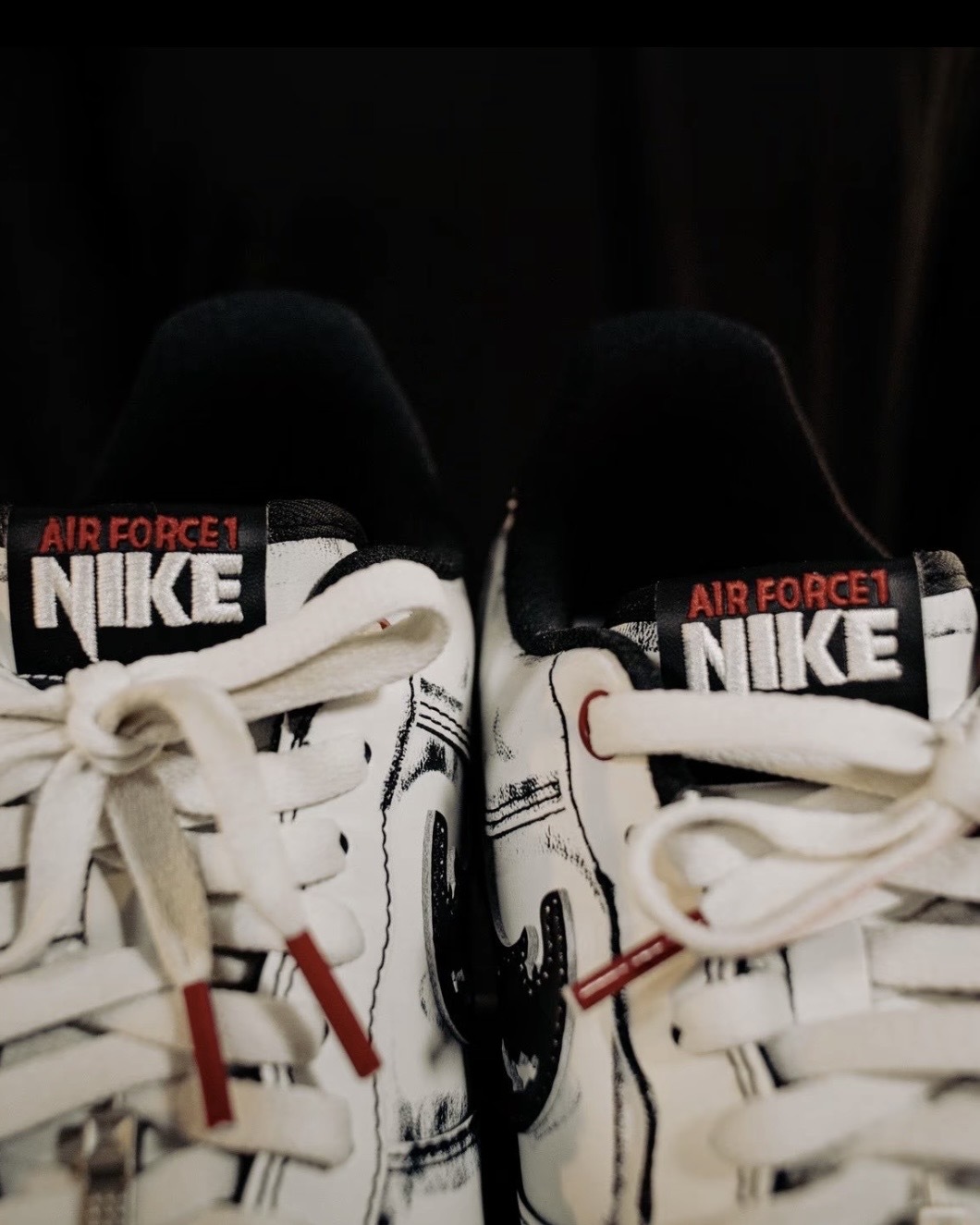 Nike Air Force 1 Low "Ghostface" 鬼臉 白黑 休閒鞋 IV6350121